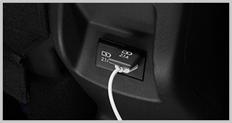 Rear USB ports* | Perodua Ativa - 5 Seater SUV